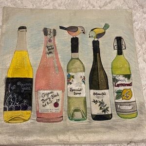 18x18 Hand Painted Pillow Cover